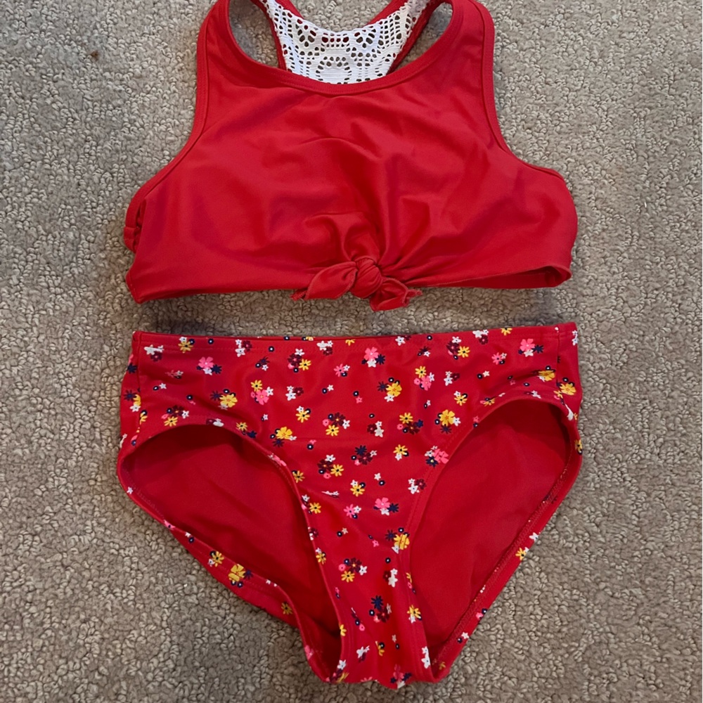 Girls Two Piece Bathing suit 10